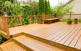 best way to stain a deck