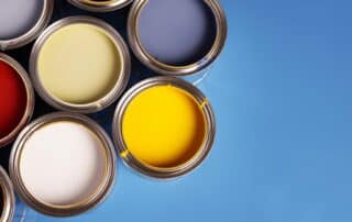 how to color block with paint