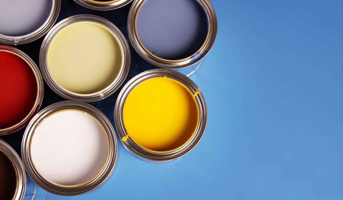 how to color block with paint