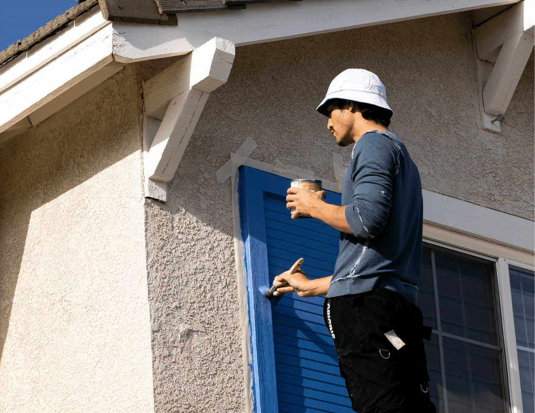 how to paint exterior window trim