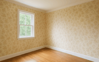 how to paint over wallpaper