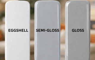 eggshell vs. semi-gloss paint